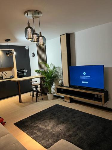 TV i/ili zabavni centar u objektu Appartement Neuf- Morangis-Orly