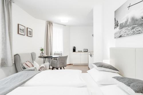 Postel nebo postele na pokoji v ubytování Soelden Lounge