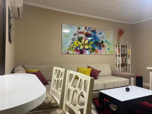 Et opholdsområde på Ring Apartment