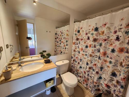 Phòng tắm tại HERMOSO DEPARTAMENTO ALGARROBO NORTE