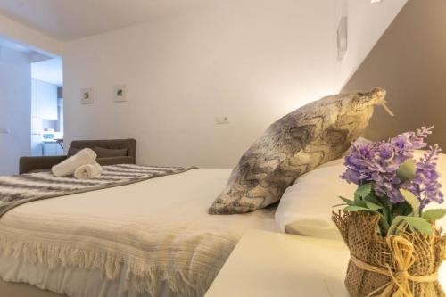 Krevet ili kreveti u jedinici u okviru objekta Apartamento Jardines de Murillo