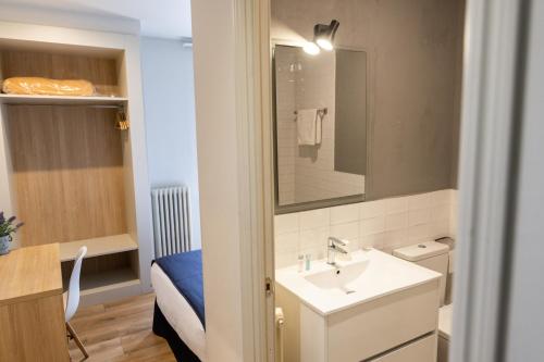 Koupelna v ubytování Hotel Terminus