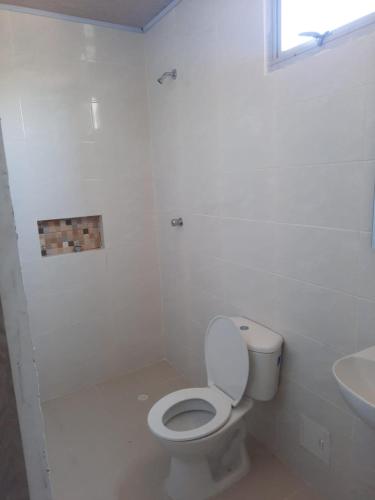 Koupelna v ubytování HOTEL MAR DEL CARIBE