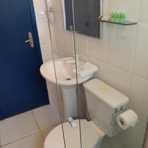 Koupelna v ubytování Hotel Barroco Mineiro