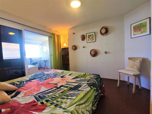 Krevet ili kreveti u jedinici u objektu TAHITI - Iaorana Maeva Apartment