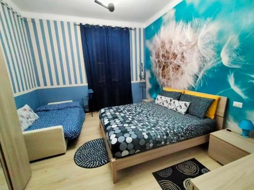 Ένα ή περισσότερα κρεβάτια σε δωμάτιο στο Casa RoMi