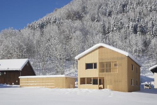 冬のFerienhaus Islenの様子