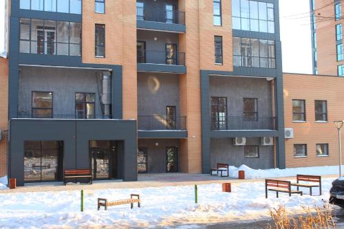 Το κτήριο όπου στεγάζεται  το διαμέρισμα