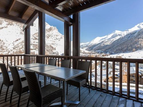 Chalet semi-indépendant avec terrasse et WiFi à Val-d'Isère