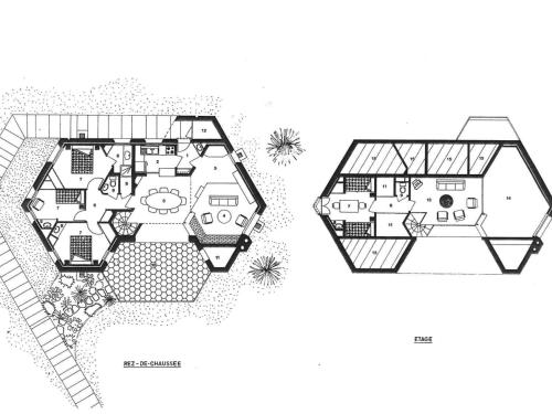 Půdorys ubytování Architect s Gem in Stoumont