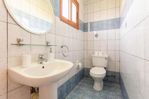 Koupelna v ubytování Villa Pelagos