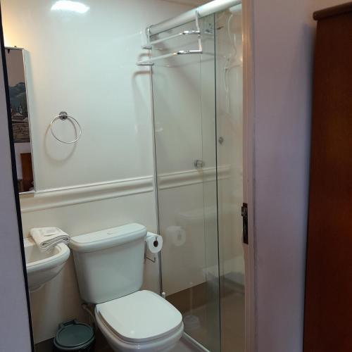 Koupelna v ubytování Hotel Barroco Mineiro