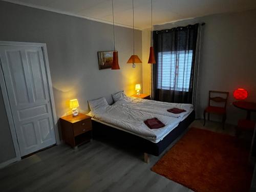 Ένα ή περισσότερα κρεβάτια σε δωμάτιο στο Villa Inez