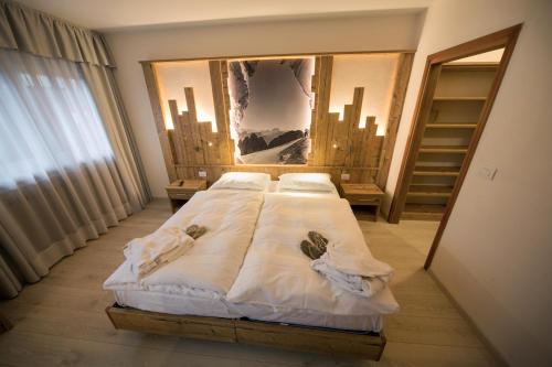 Cama o camas de una habitación en Hotel Bellaria