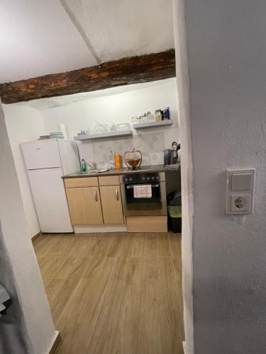 Dapur atau dapur kecil di Hexenhüsli Waake