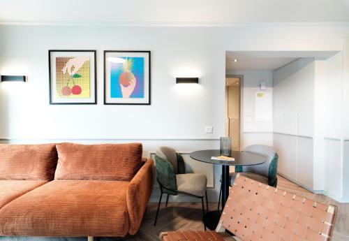 Posezení v ubytování LIV The City Suites ADULTS ONLY