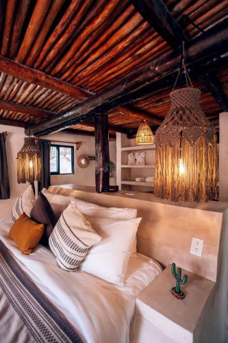 Zona de estar de Ikal Tulum Hotel