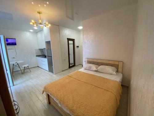 Postel nebo postele na pokoji v ubytování Apartment