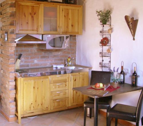 Kuchyň nebo kuchyňský kout v ubytování Hazienda Apartmenthotel - Für ein paar Tage oder monatelang