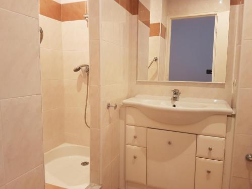 Studio Saint-Raphaël, 1 pièce, 3 personnes - FR-1-466A-19 tesisinde bir banyo