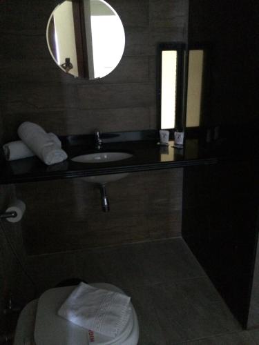 Koupelna v ubytování Cassino Motel