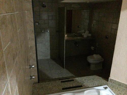 Koupelna v ubytování Cassino Motel