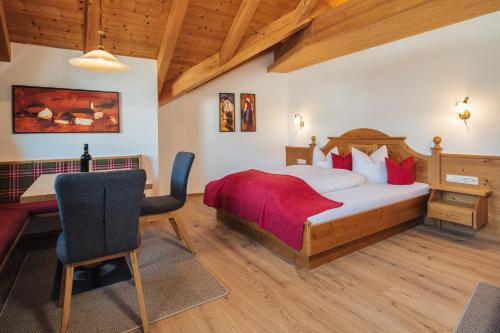 Hotel Garni am Sonnbergにあるベッド