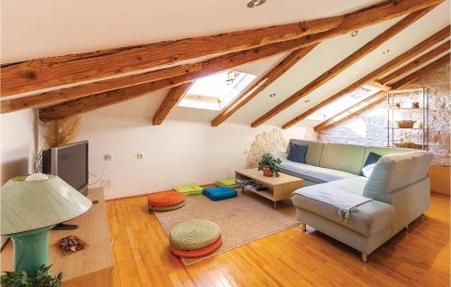 Χώρος καθιστικού στο Apartment Titova Riva Cr