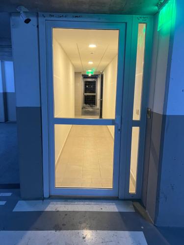 an open door to a hallway in a building at Galardon AyC in Concepción