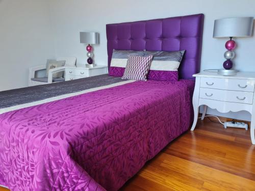 Uma cama ou camas num quarto em Belle mar Formoza