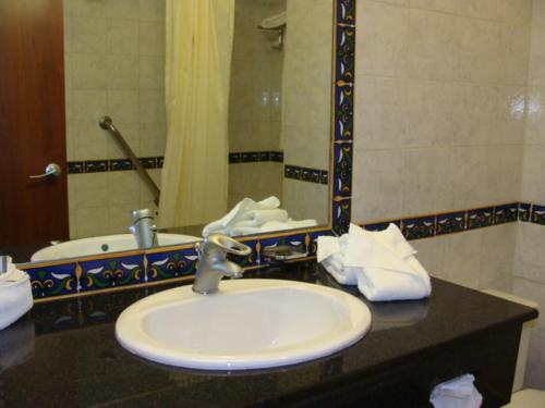 Et badeværelse på Hotel Eco Inn Jose