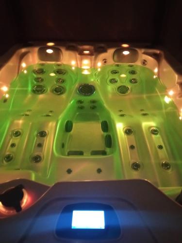 a video game controller sitting on top of a table at Aparthotel Des 2 Caps in Ambleteuse
