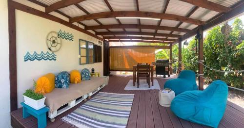 Posezení v ubytování Moana Breeze Rangiroa - Rental car included - Air conditioning - WI-Fi