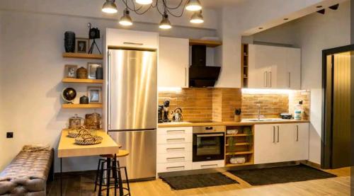 Η κουζίνα ή μικρή κουζίνα στο Εν Ιωαννίνοις Loft 1