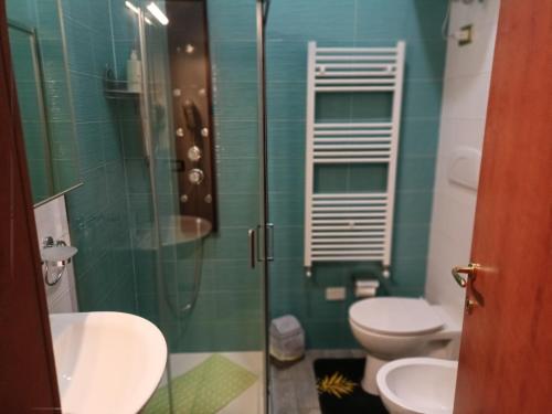 Koupelna v ubytování La Torre B&B