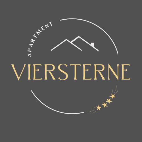 a logo for a ski resort with mountains in a circle at Apartment VIERSTERNE in Neustift im Stubaital