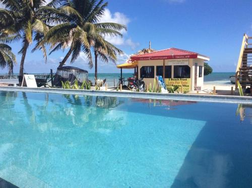 Bassein majutusasutuses Beach Club Budget Rooms at Popeyes Caye Caulker või selle lähedal