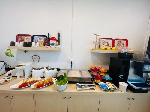 Mad på vandrehjemmet eller i nærheden