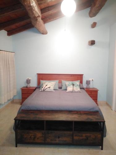 Katil atau katil-katil dalam bilik di Casa Rural Tía Paulina