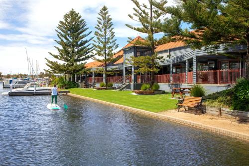 Landskap semula jadi dekat dengan resort