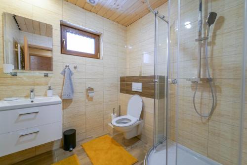 Koupelna v ubytování Villa Triti