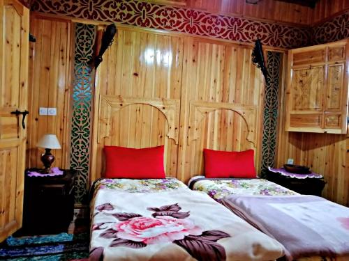 Cama o camas de una habitación en Gite Tizi Mizik