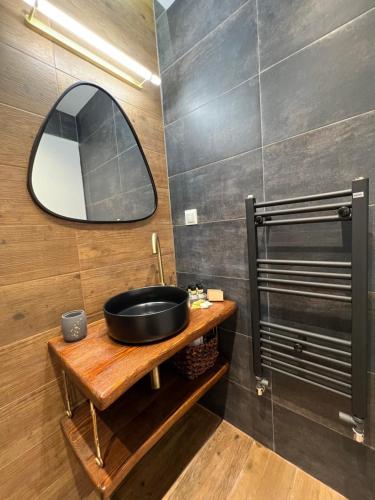 Salle de bains dans l'établissement House in the Woods