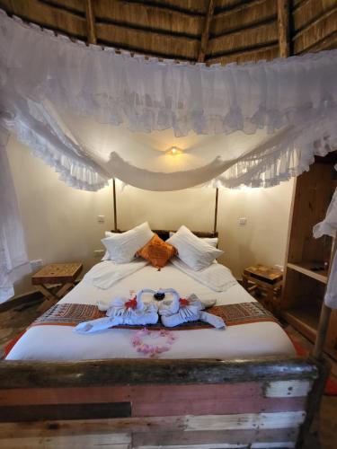 Postel nebo postele na pokoji v ubytování Edaala Comfort - Cottage Rooms