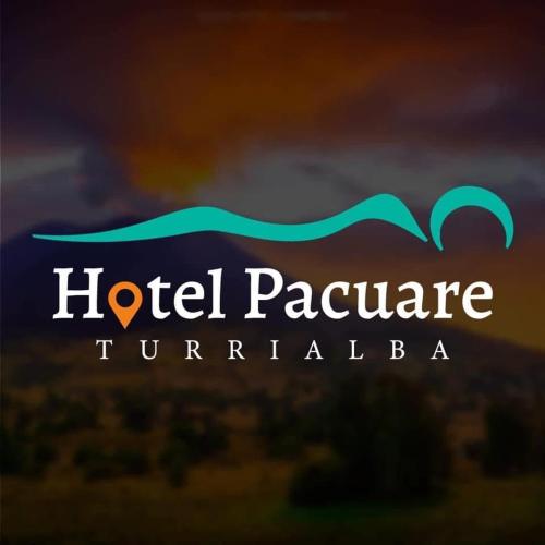 a logo for a hotel paradise turquiao at Hotel Pacuare Turrialba in Turrialba