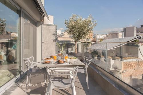 Luxury Acropolis View Apartment-Living Stone Black Pearl