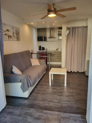 Studio RDC, terrasse, parking