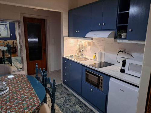 Köök või kööginurk majutusasutuses Kalian Meteora