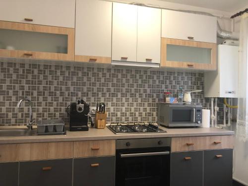 Kitchen o kitchenette sa David&Rebeca