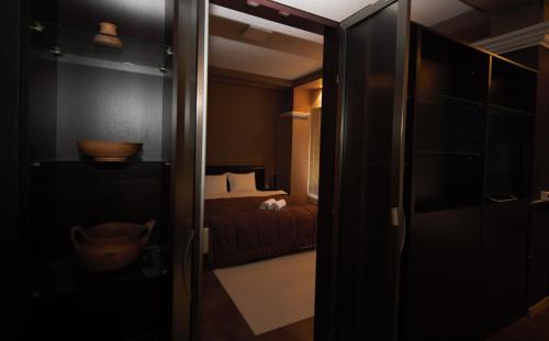 Koupelna v ubytování Hotel Ambasador